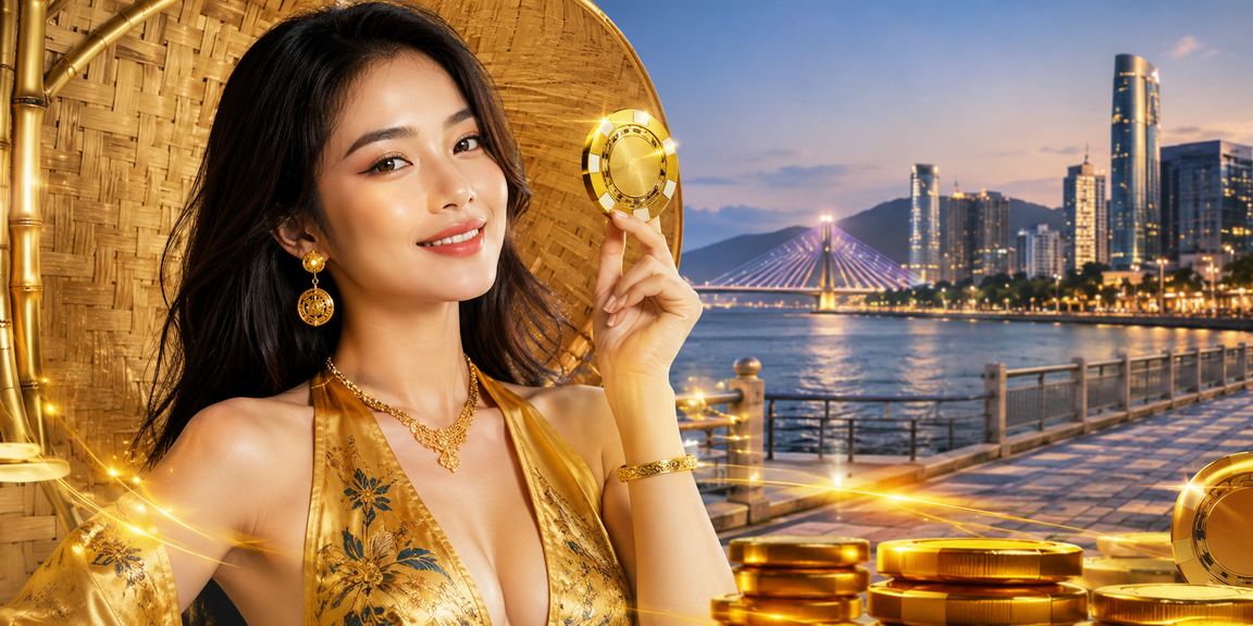 Khung cảnh phố cổ Đà Nẵng về đêm với đèn lồng trang trí